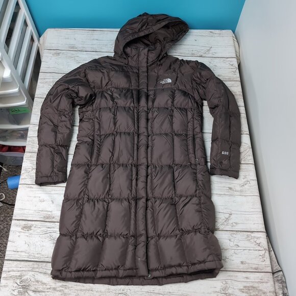 The North Face 600 Metropolis Goose Down puffer Long Coat Size Large - Picture 1 of 7